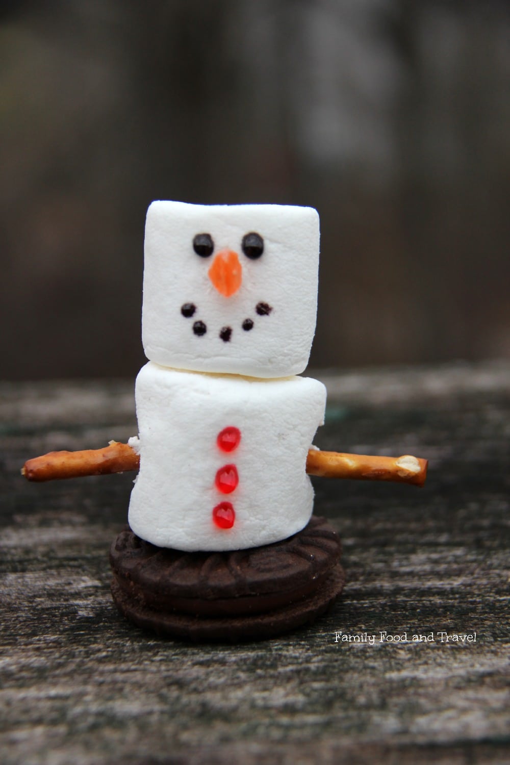 Marshmallow Snowmen - Family Food And Travel