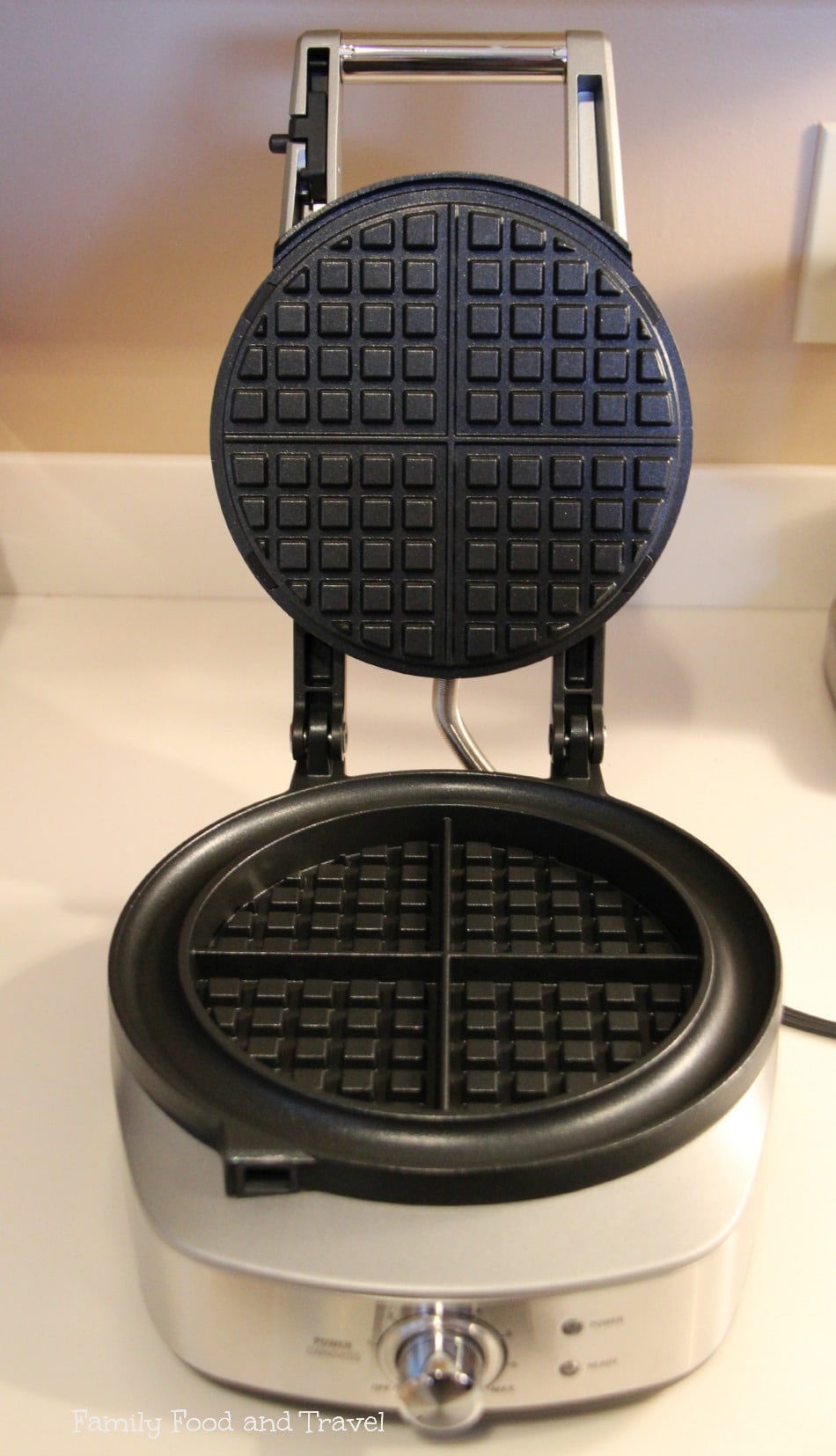 breville no mess waffle maker cooking plates