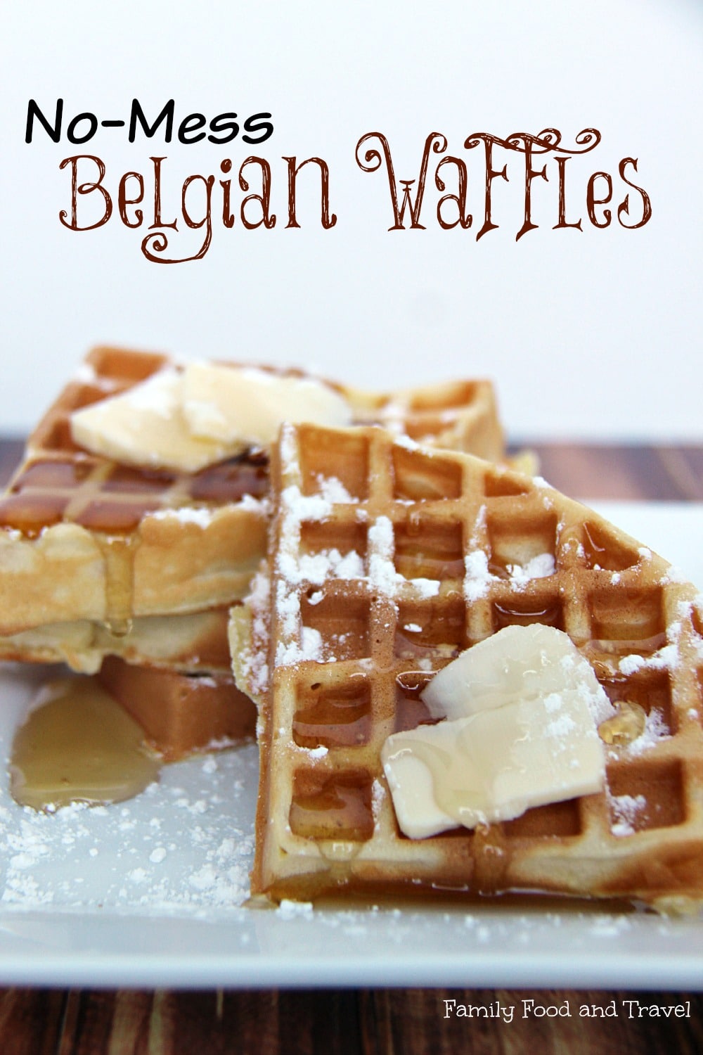 Perfect Belgian Waffles with Breville No Mess Waffle