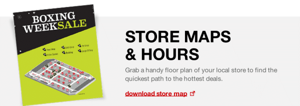 Target downloadable store map