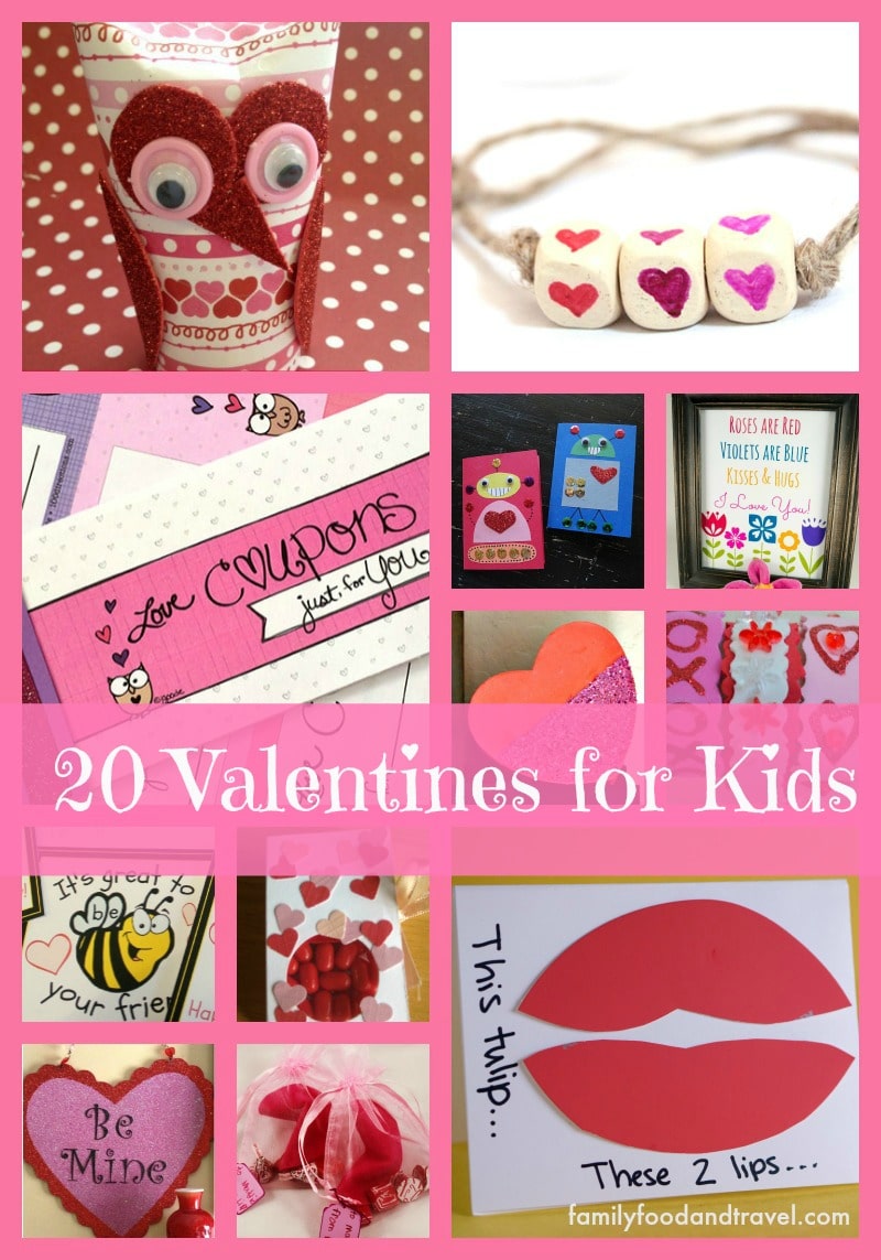 20 crafts and printables for valentines