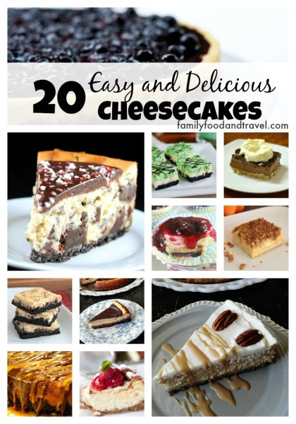 20 easy and delicious cheesecakes
