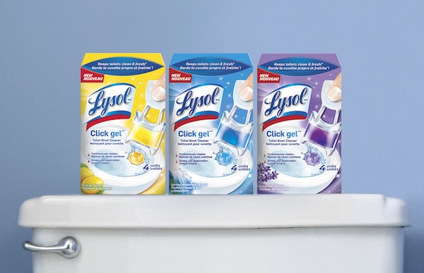 Fresh and Clean with Lysol® Click gel™ #JustOneClick
