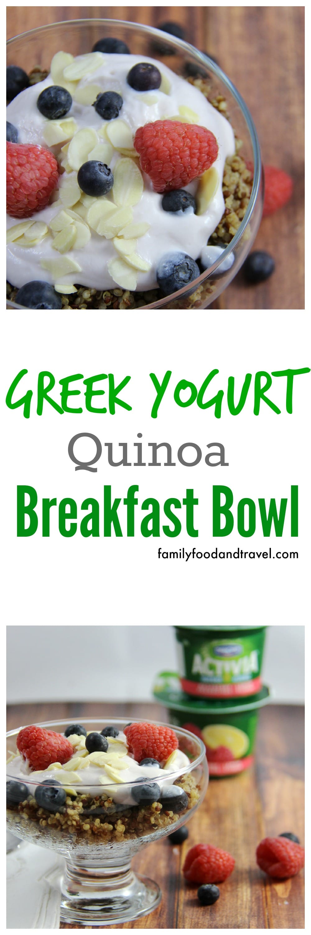 Greek Yogurt Quinoa Breakfast Bowl 