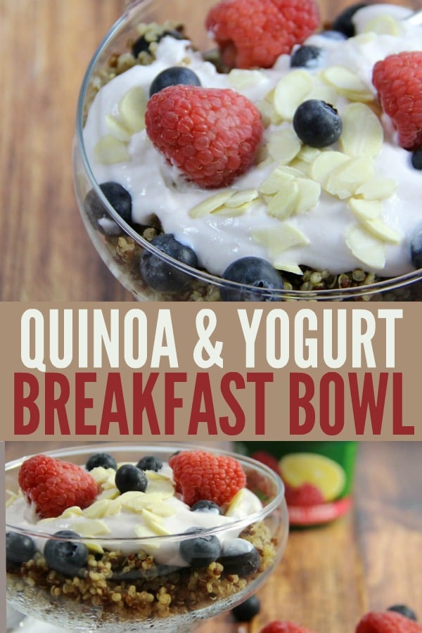 Quinoa and Yogurt Breakfast Bowl