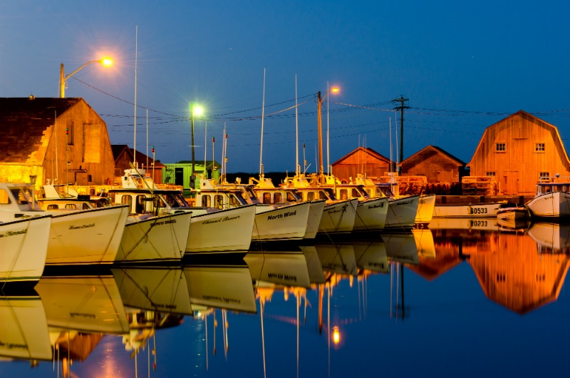 PEI Vacation Lobster Boats