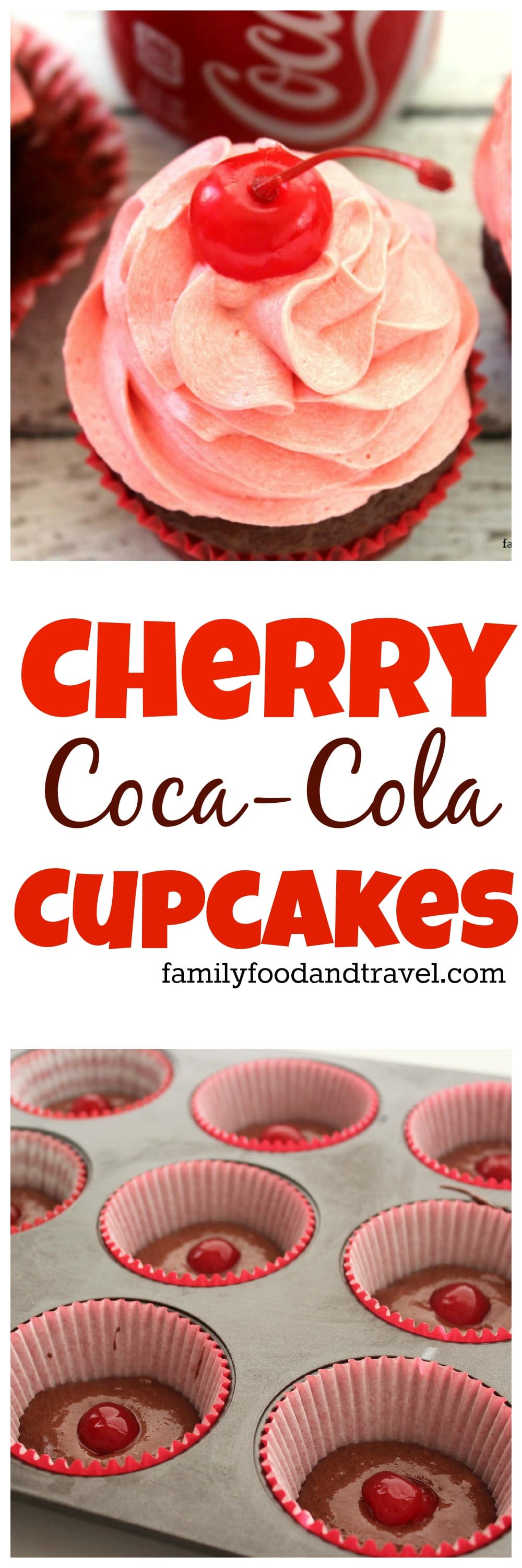 Cherry Coke Cupcakes