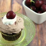 Chocolate Covered Cherry Cupcakes