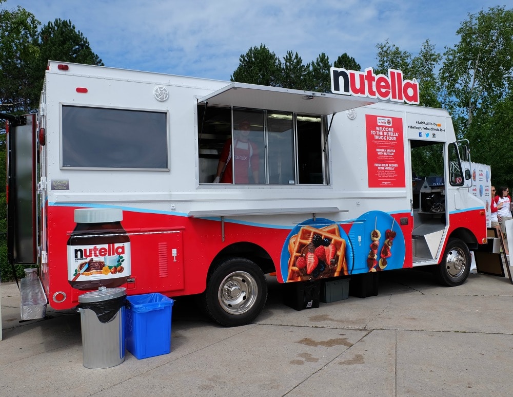Nutella Food Truck Tour + Nutella Prize Pack #giveaway