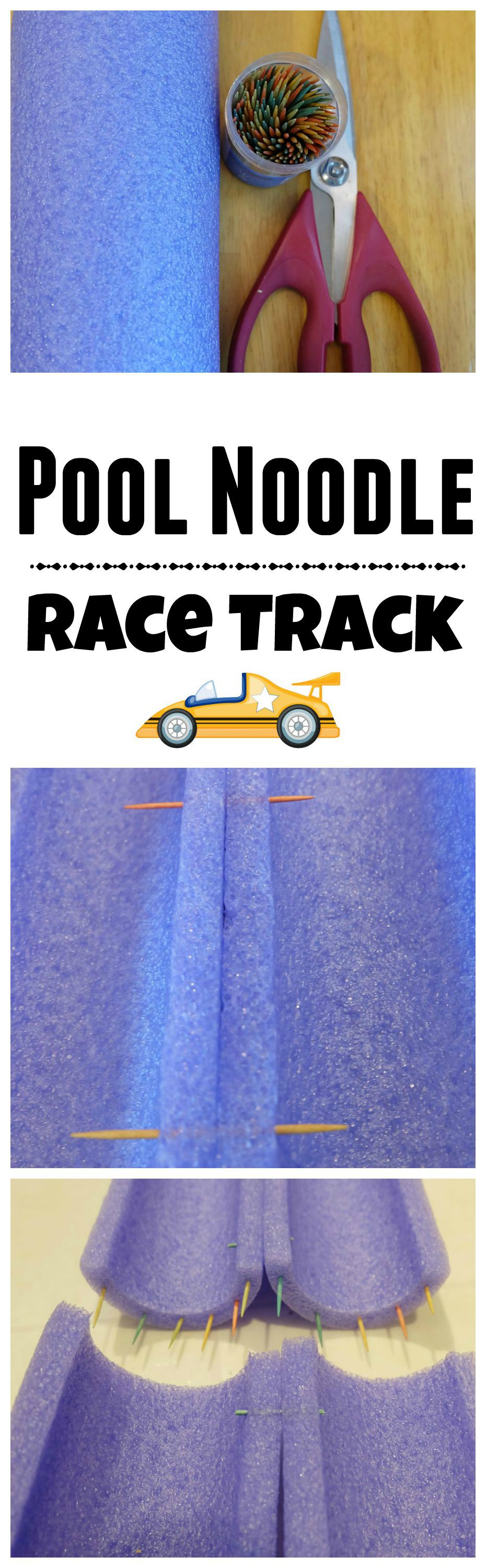 pool noodle race track