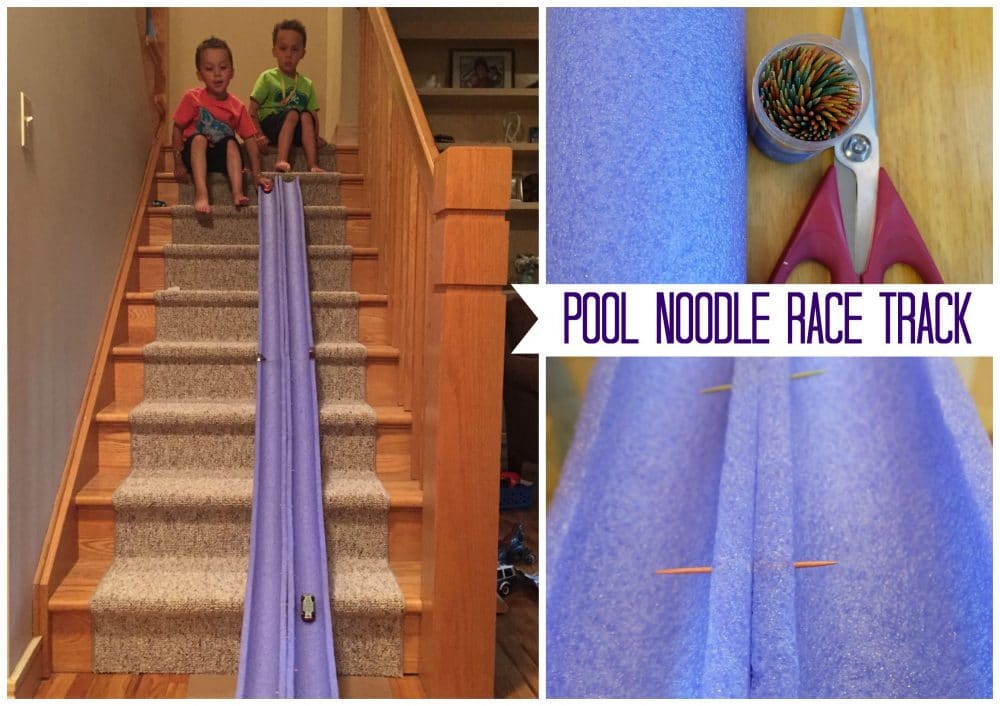 Pool Noodle Race Track