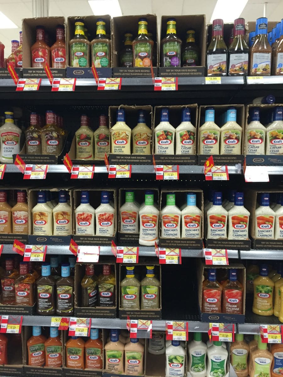 kraft salad dressing walmart