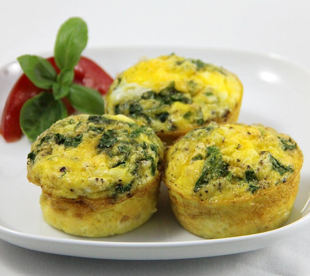 Freezable Ham Egg and Feta Muffins