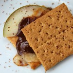 Pear and Honey Cheddar Smores