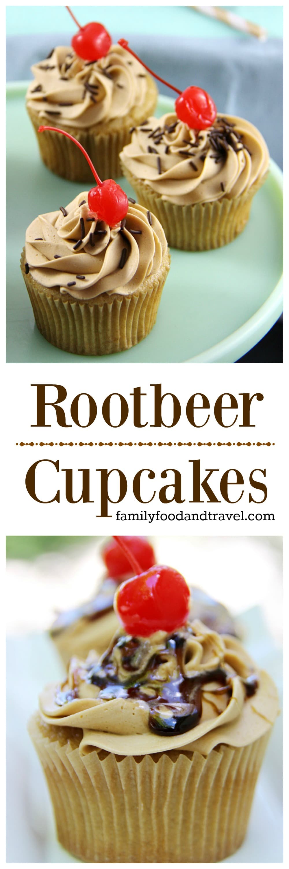 Root Beer Cupcakes 