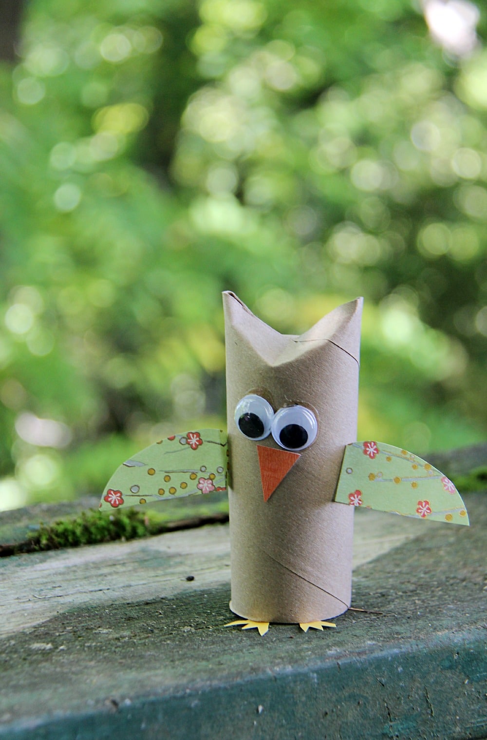 Paper Tube Owls Craft