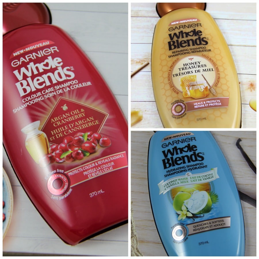 Garnier Whole Blends Collage