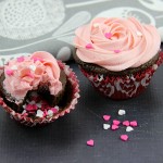 Heart Filled Cupcakes