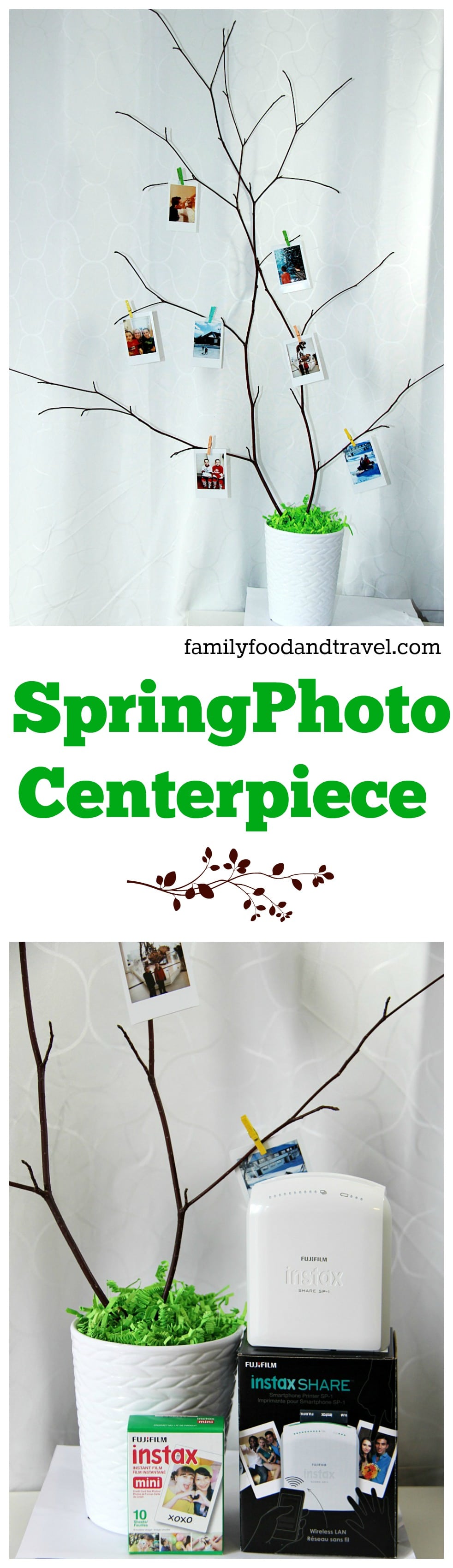 Spring Photo Centerpiece