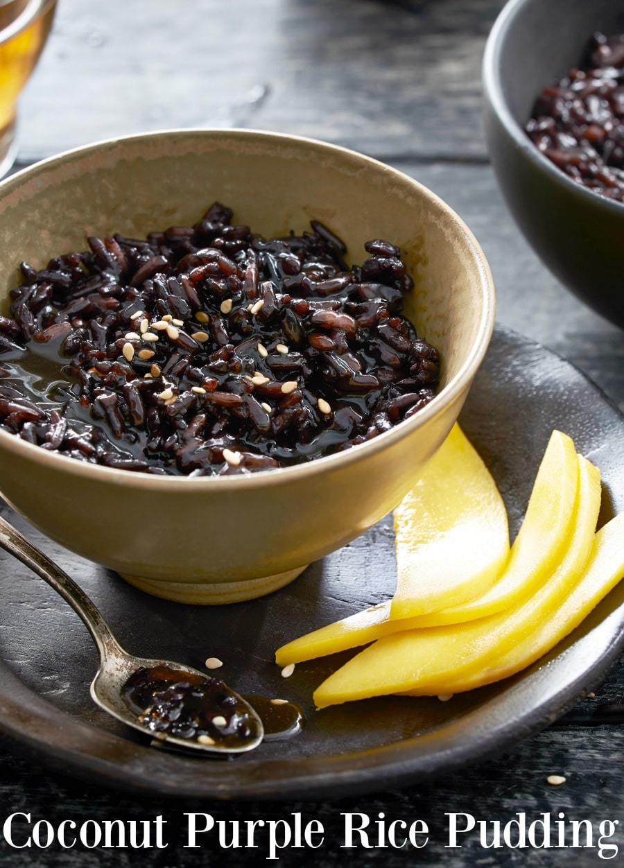 Coconut Purple Rice Pudding 