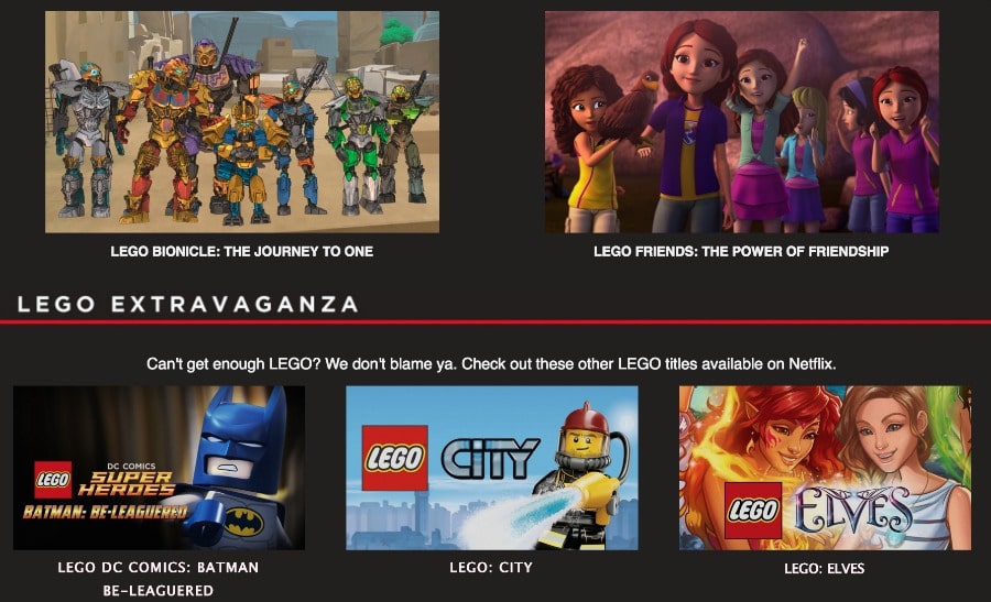 Lego Netflix