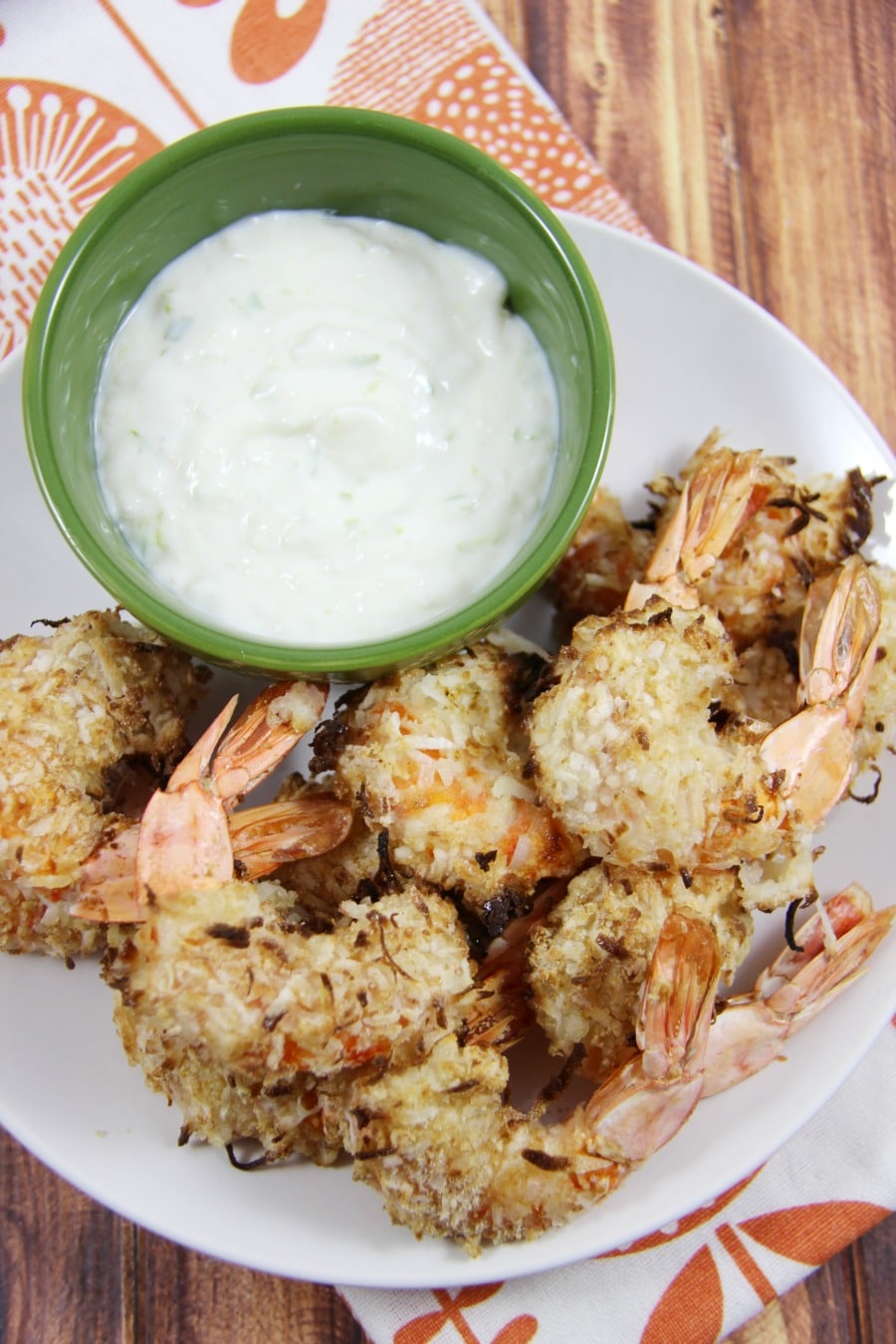 Airfried Coconut Shrimp with Pina Colada Dip