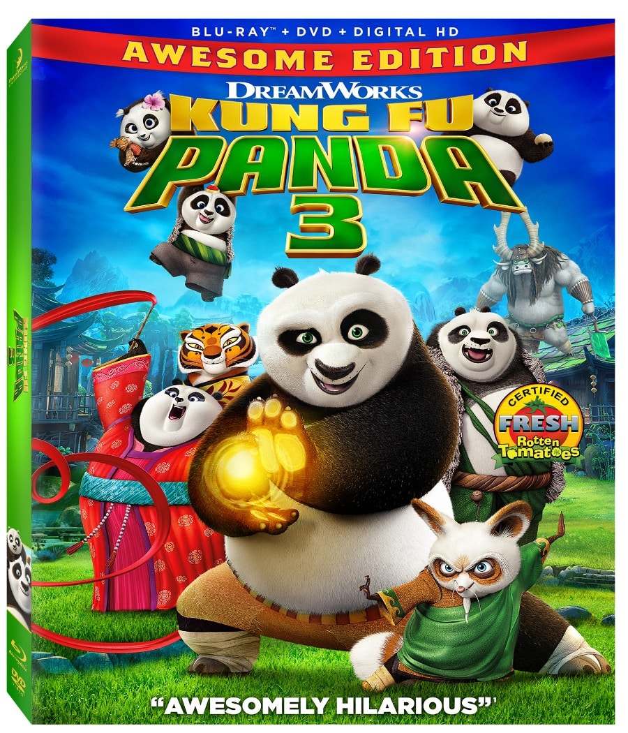 Kung Fu Panda 3 BluRay #giveaway