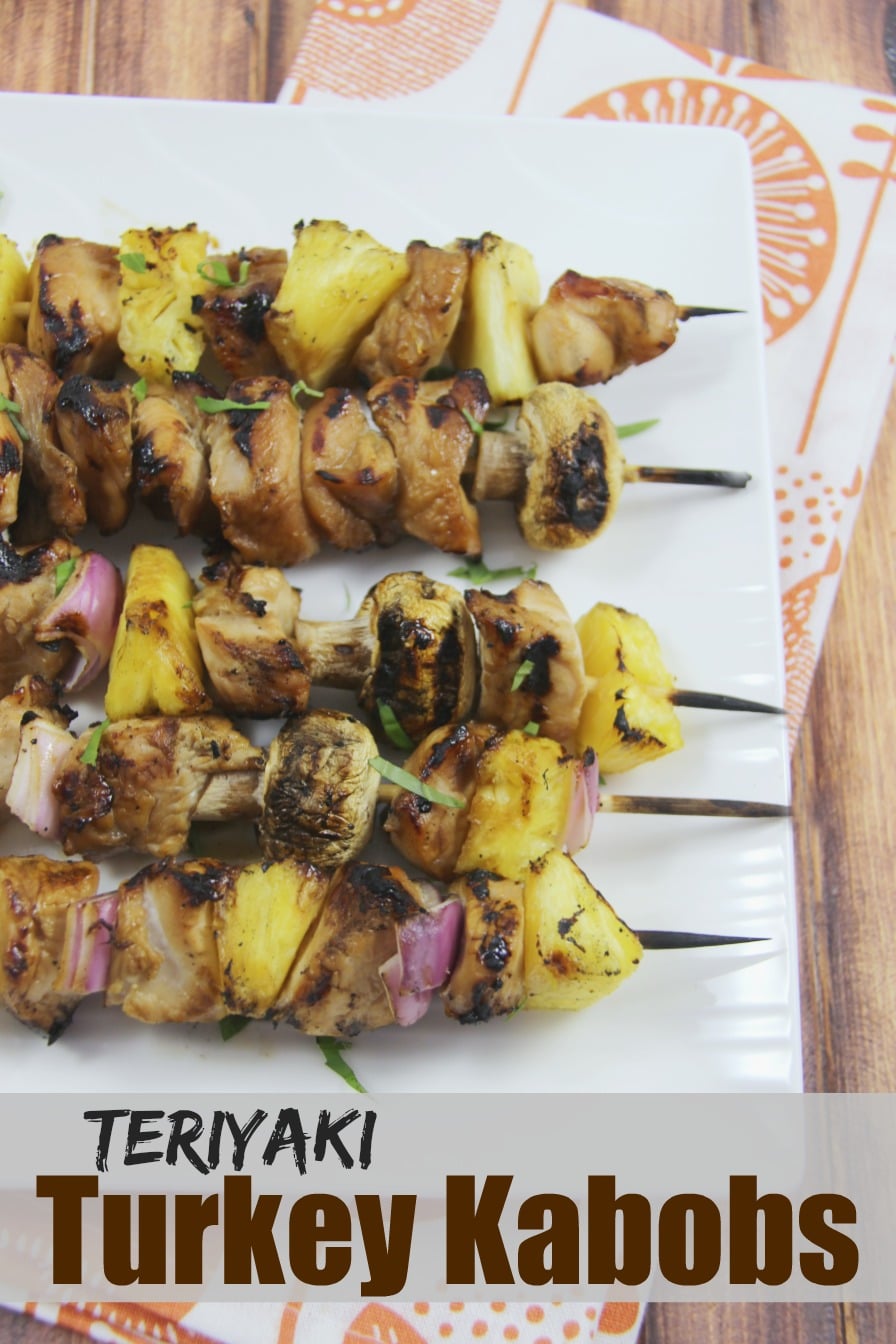 Teriyaki Turkey Kabobs