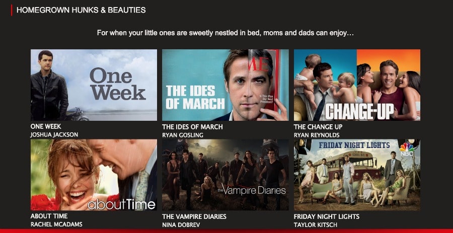 Canadian Hunks and Beauties on Netflix