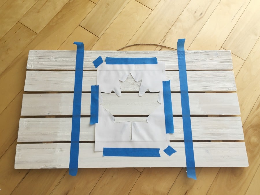 DIY Rustic Wooden Flag