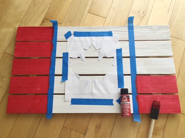 DIY Rustic Wooden Flag 