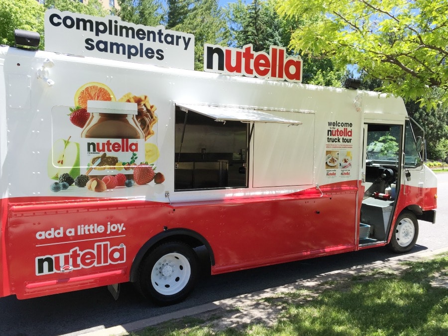 nutella truck tour