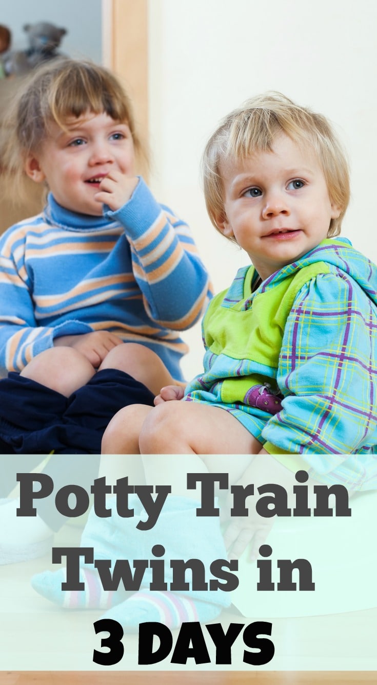 Potty Train Twins in Three Days