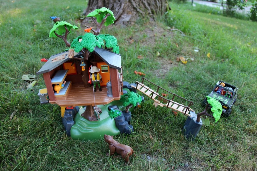 Playmobil 5746 Treehouse Part HANGING VINES GREEN Jungle Tree House Toy Parts I 