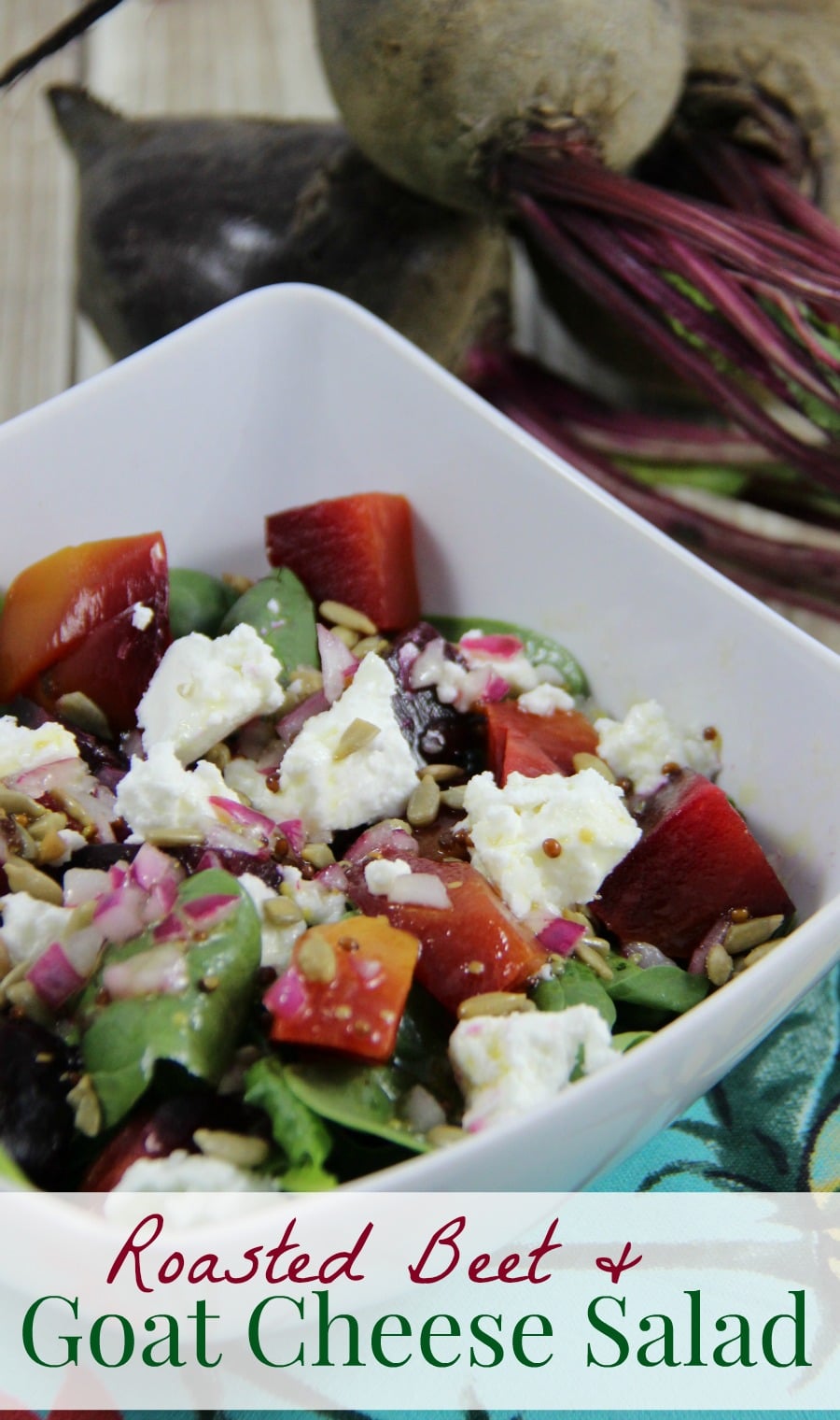 Roasted Beet and Goat Cheese Salad