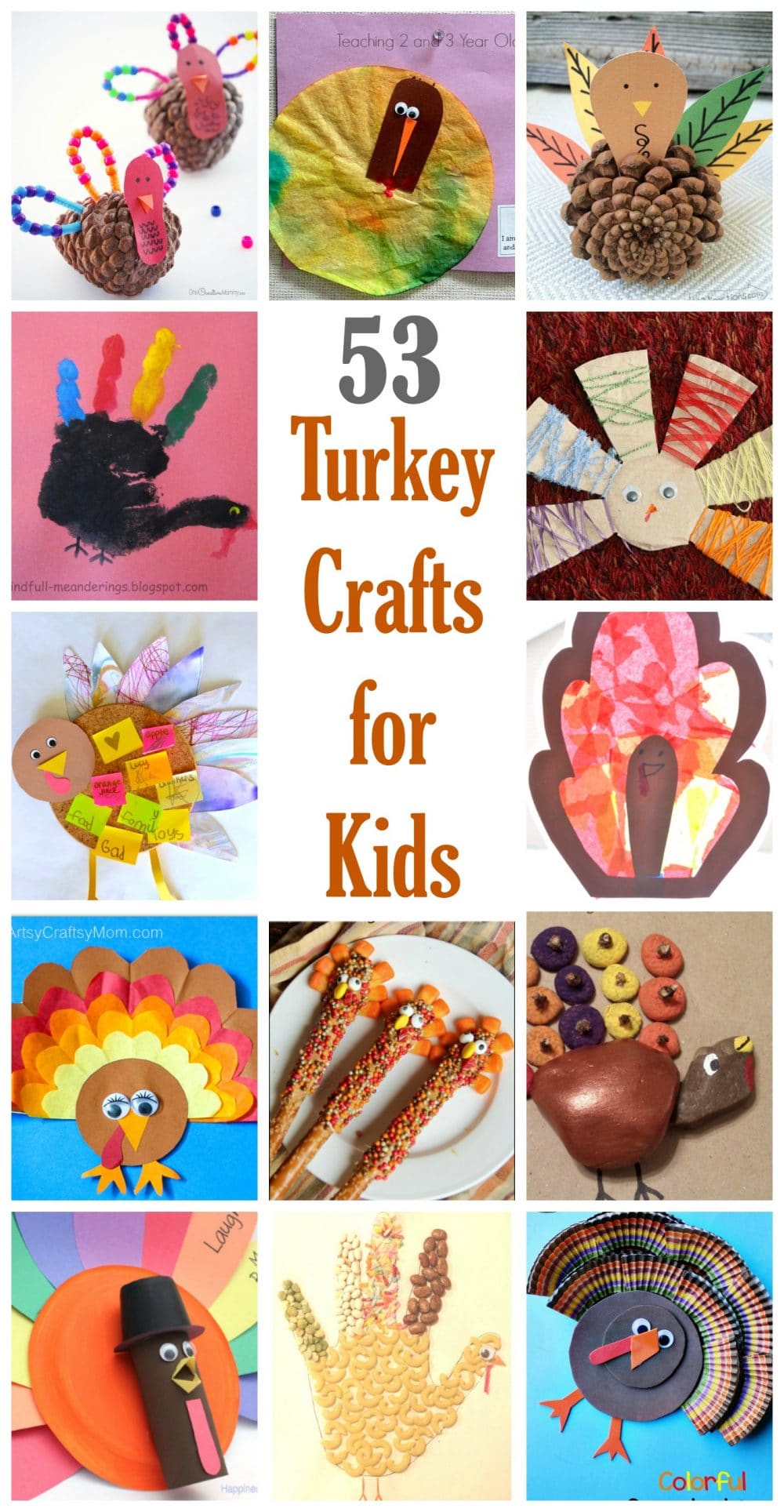 Turkey Crafts for Kids 