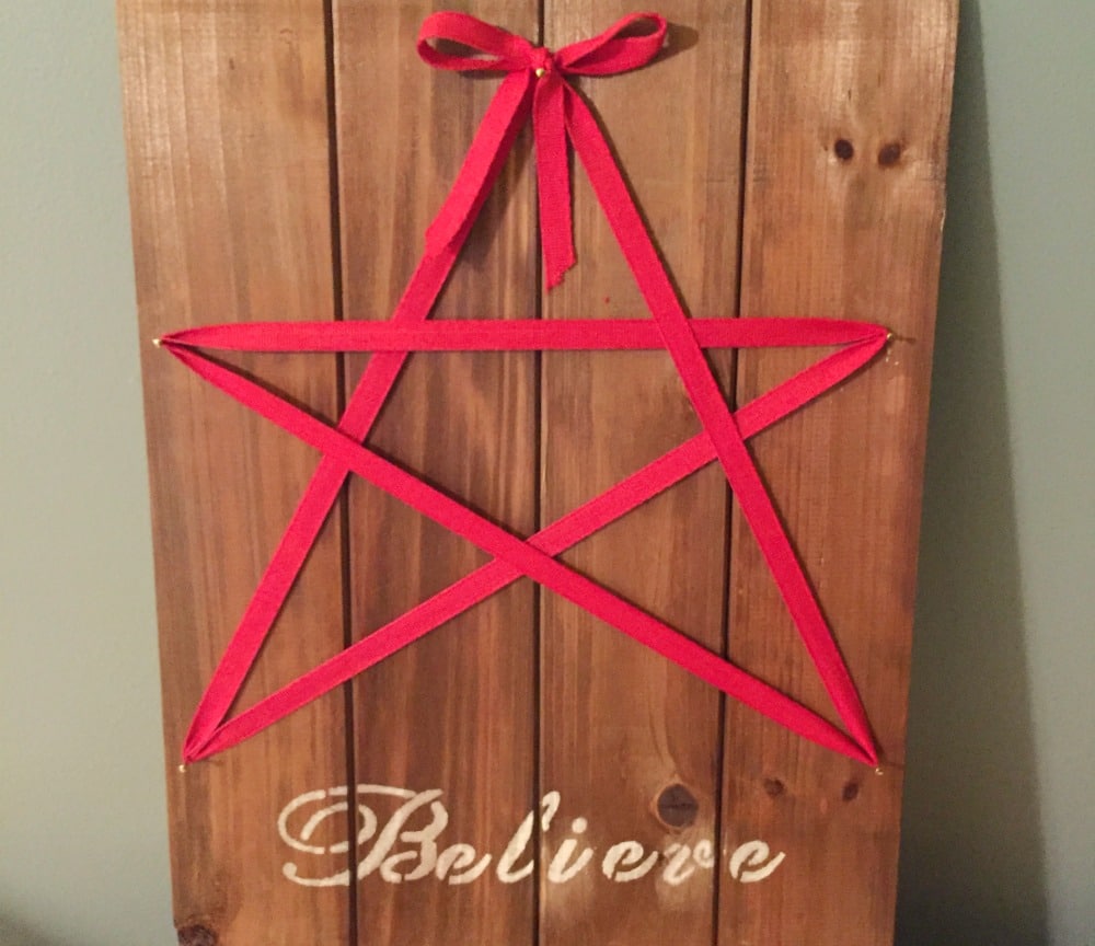 DIY Holiday Star Sign Tutorial