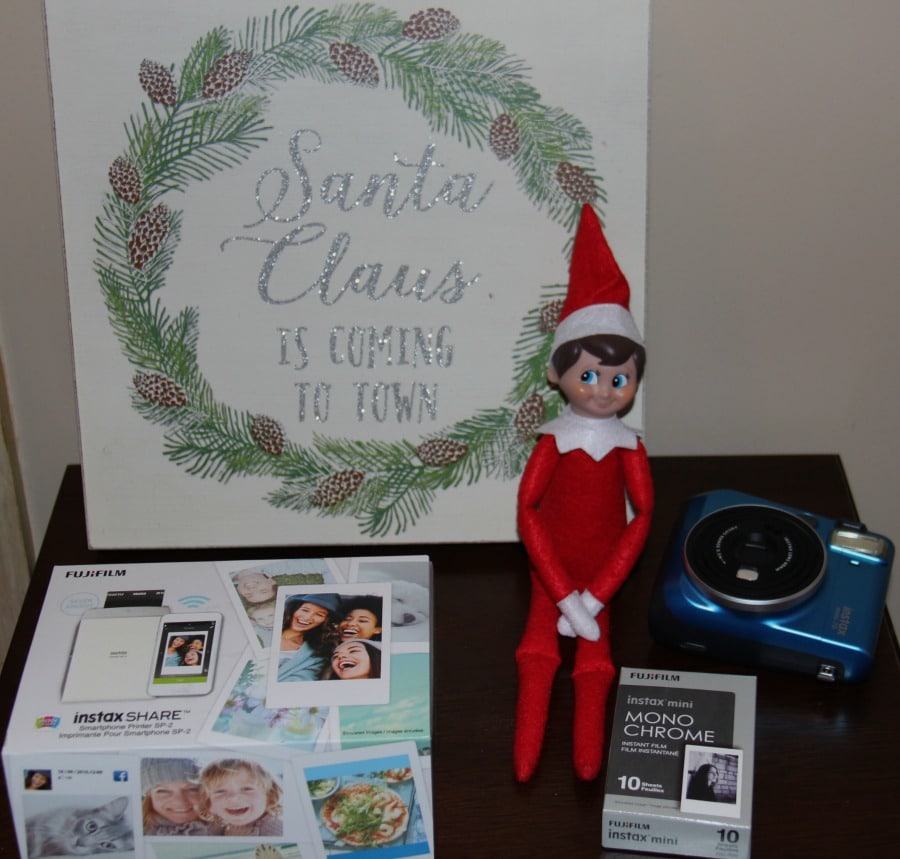 Elf on the Shelf Ideas with Fuji Instax