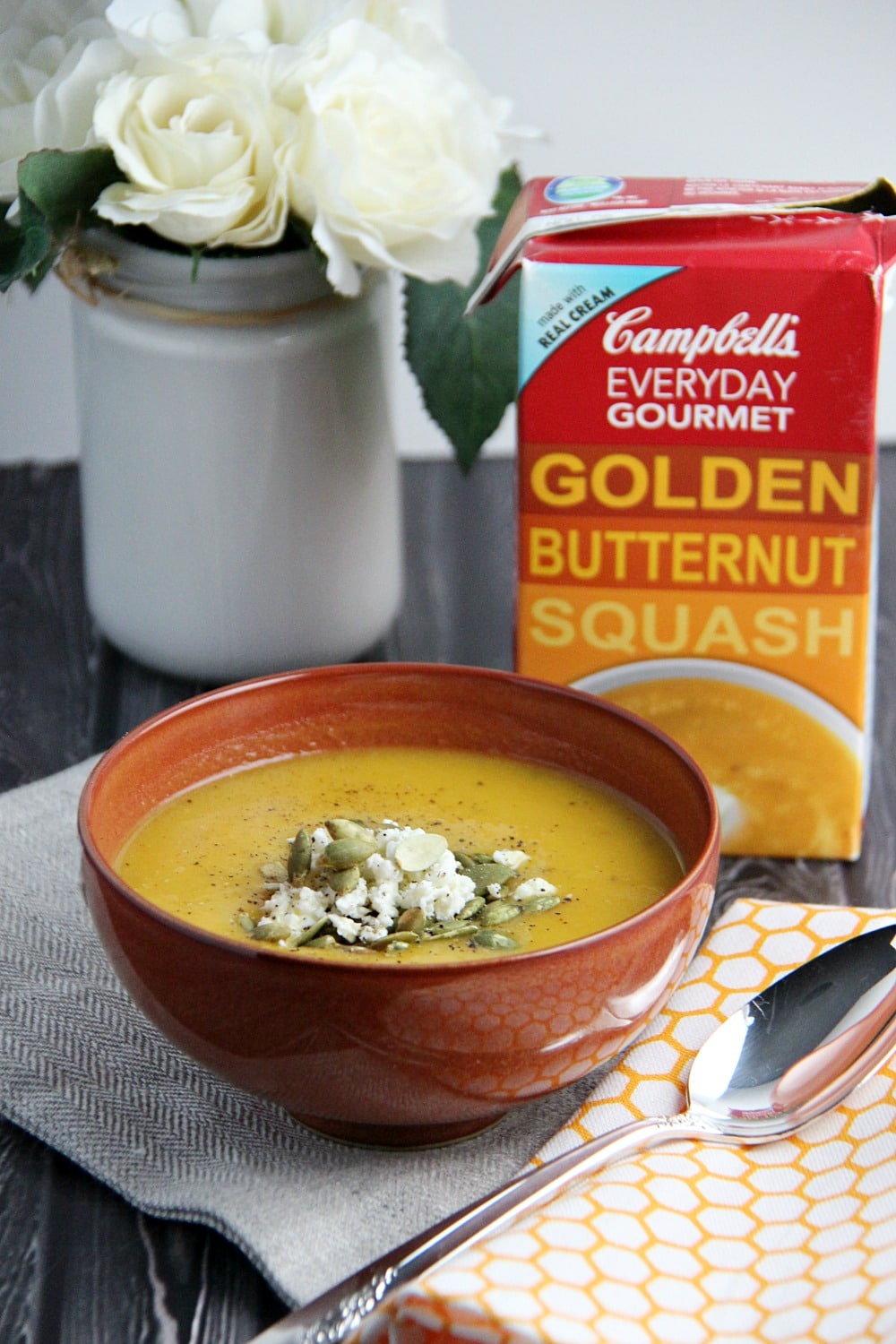 Campbells Golden Butternut Squash Soup Gourmet soup at home