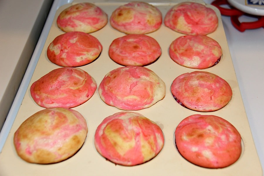 Pink Marble Cupcakes 