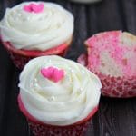 Pink Marble Cupcakes
