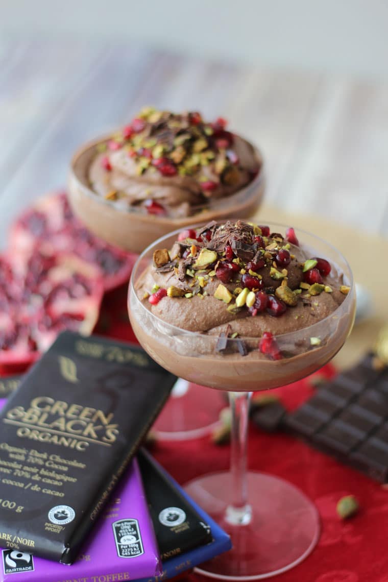 chocolate tahini mousse