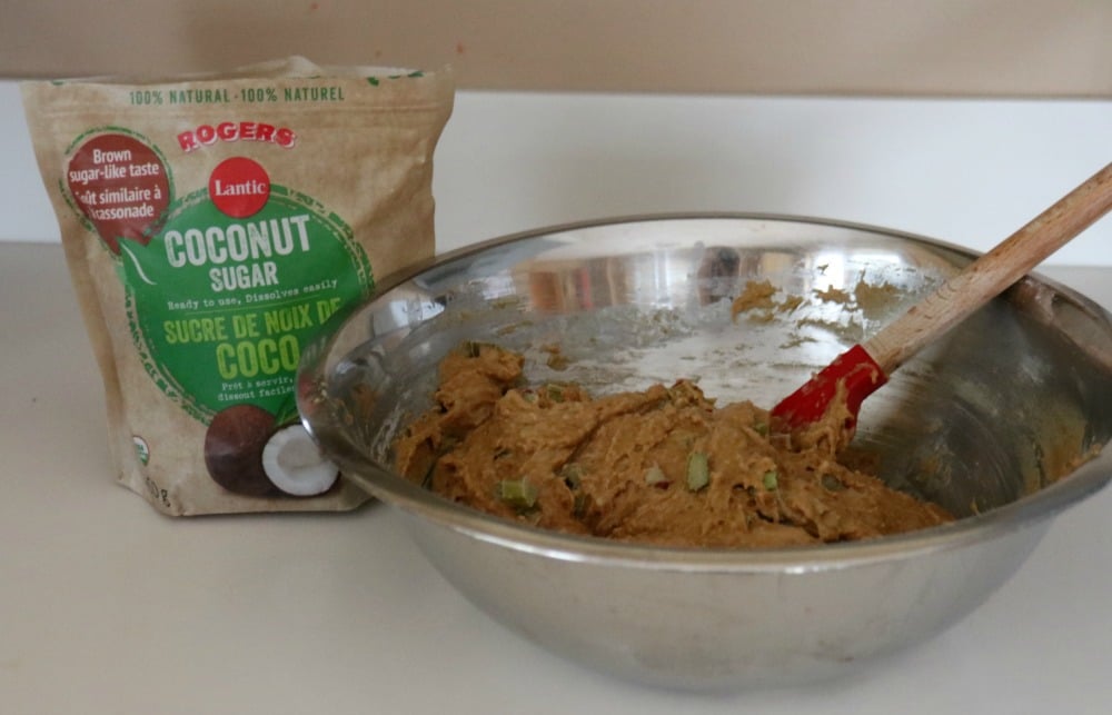 Coconut Sugar Rhubarb Muffin Recipe