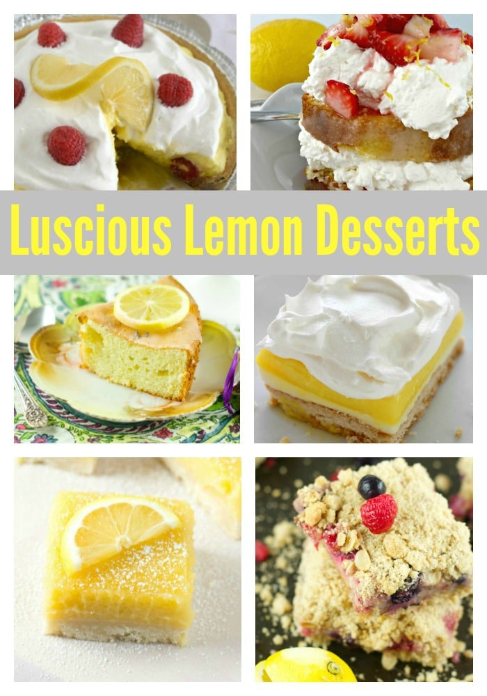 Lemon Desserts