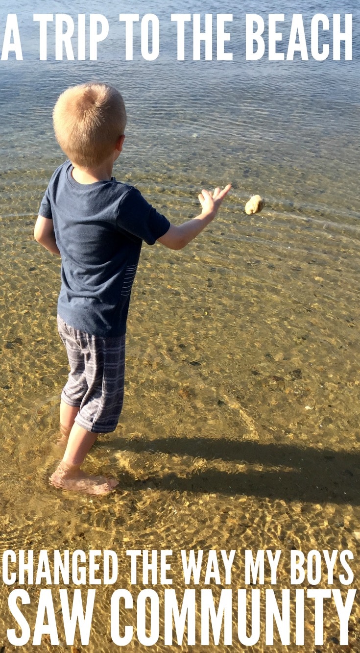 A Trip to the Beach Changed the Way My Boys Saw Community