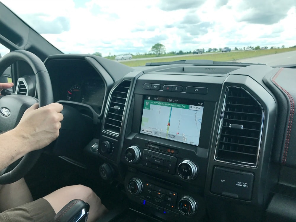 Ford F150 interior