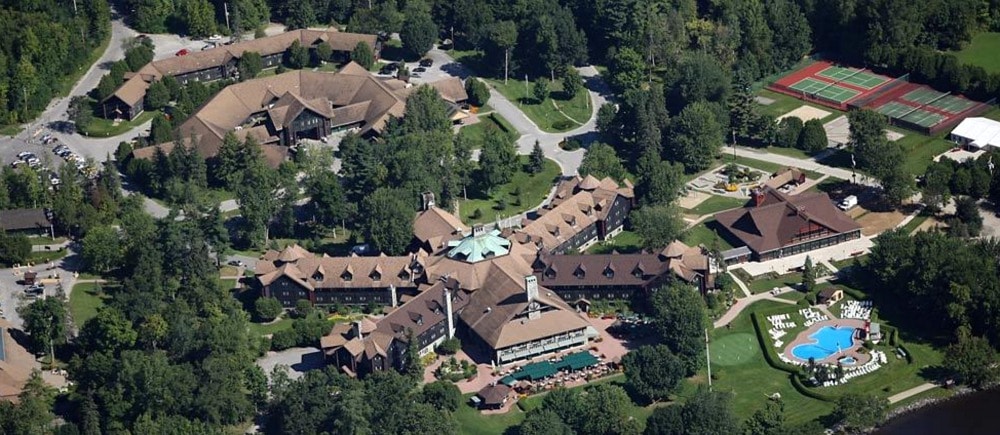 Le Chateau Montebello Aerial View