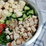 Chicken Swiss and Vegetable Bulgur Salad