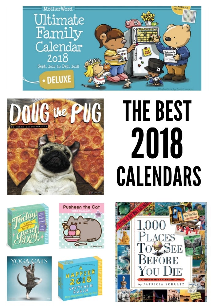 The Best 2018 Calendars