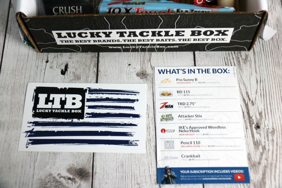 Lucky Tackle Box subscription box Canada